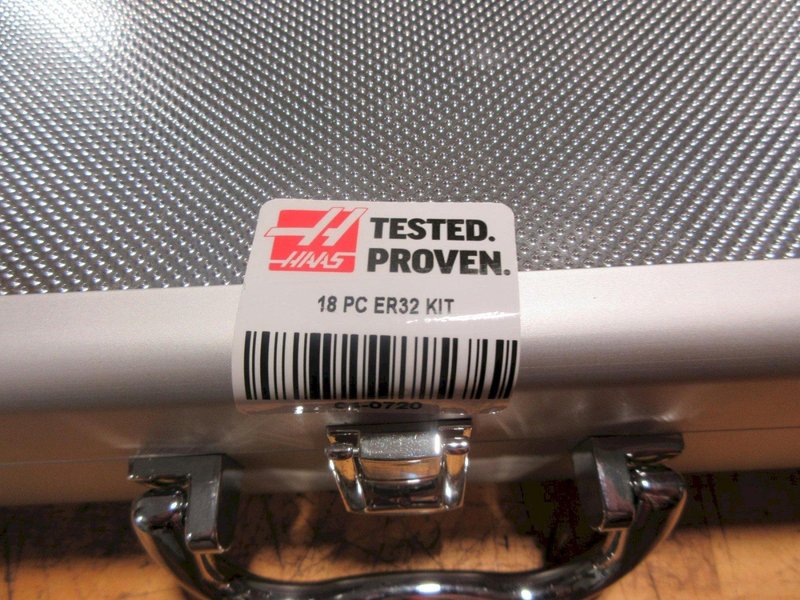 Haas ER16(10),  ER25(15), ER32(18) Complete Collet Sets In Case - BRAND NEW! 04-0718, 04-0719, 04-0720- Auction Item