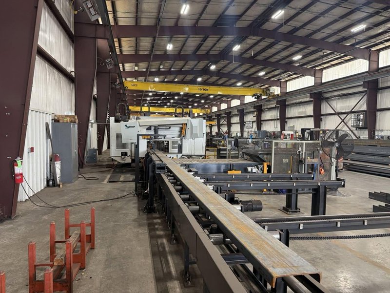 Ficep Valiant Steel Processing Line with 453 VLB Beam Drill &amp; K100E Band Saw, 2021/2023