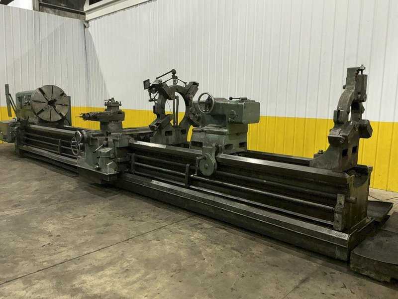44" X 252" MONARCH MODEL #4025-31X252 HEAVY DUTY ENGINE LATHE: YOBRO #24974