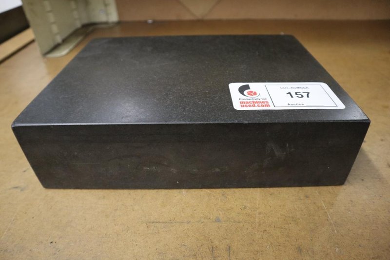 Black Granite Surface Plate 12" x 9" x 3"- Auction Item