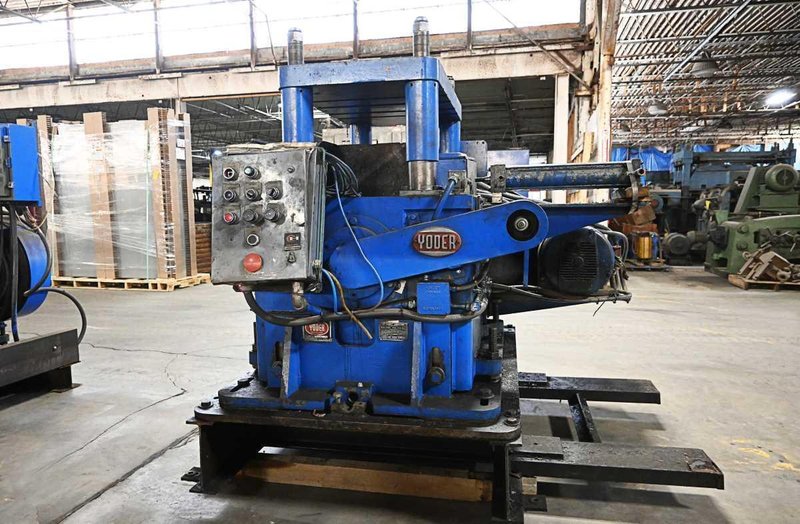 50 Ton x 4″ YODER P50 4-Post Cut-Off Press