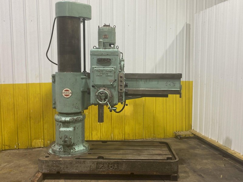 4&#039; X 13&quot; IKEDA MODEL #RM1300 RADIAL DRILL PRESS: STOCK 17077