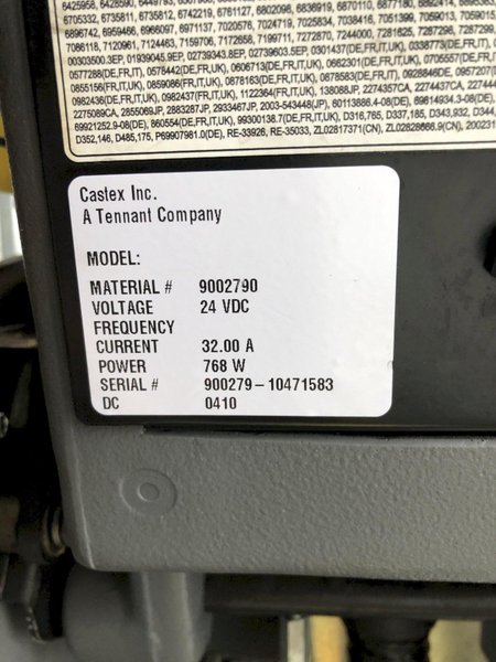 CASTEX MODEL FS-2000 AUTO FLOOR SCRUBBER: STOCK #14004