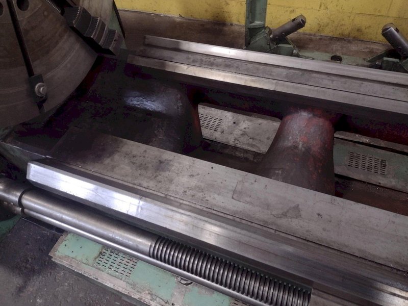 42" X 120" RYAZAN MODEL #1N65 HEAVY DUTY ENGINE LATHE 4.5" HOLE: STOCK #16472