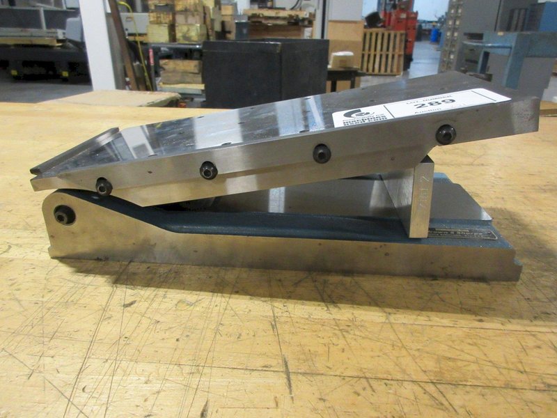 Brown &amp; Sharpe Sine Plate, Precision Ground 12.5" x 6" Surface with Threaded Mounting Holes- Auction Item