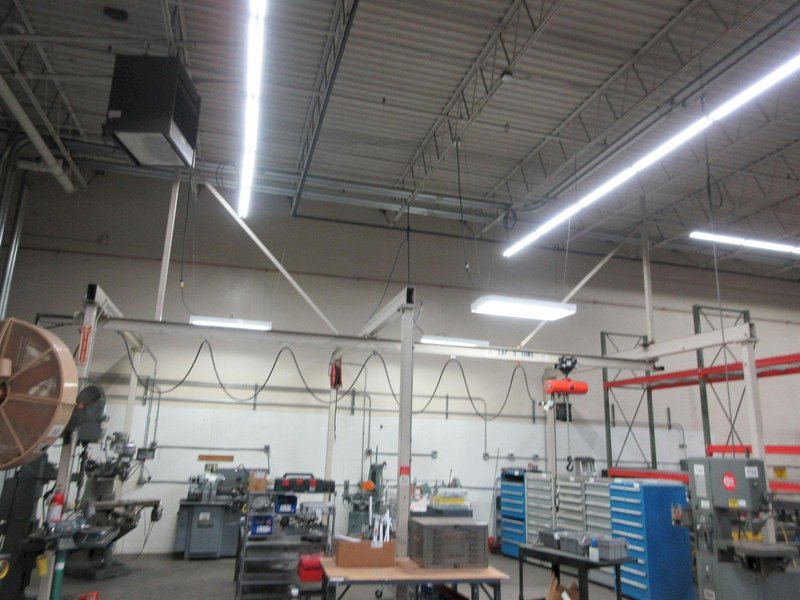 Freestanding Single Girder Overhead Crane, with CM Loadstar 2 Ton Electric Chain Hoist- Auction Item