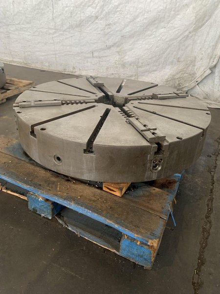 44&quot; 4-JAW SELF CENTERING LATHE CHUCK. STOCK # 0998624.