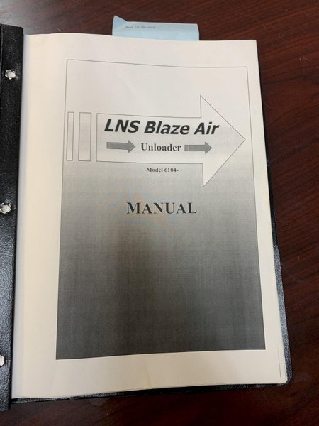LNS Blaze 6104-U48 Automatic Parts Unloader, S/N 6104-114-48.