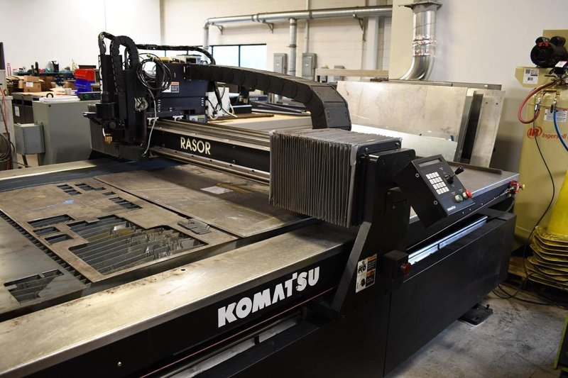 5′ x 10′ Komatsu Rasor KCR1251 Plasma, 1999 – Factory Rebuilt