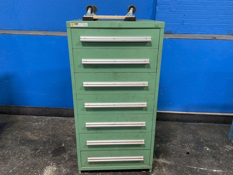 STANLEY VIDMAR 7 @ 25” X 25” X 5” TOOL CABINET