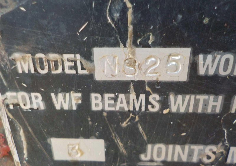 25 TON (50,000 LBS) CLAMP-CO MODEL #NS25 BEAM LIFTING CLAMP: YOBRO #24844