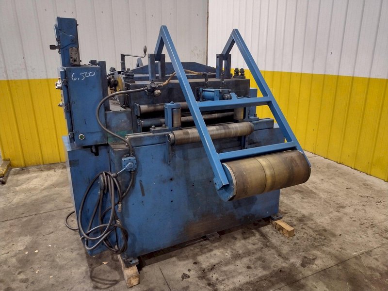 24" COOPER WEYMOUTH 7 ROLL MOTORIZED POWERED COIL STRIP STRAIGHTENER: STOCK #23702