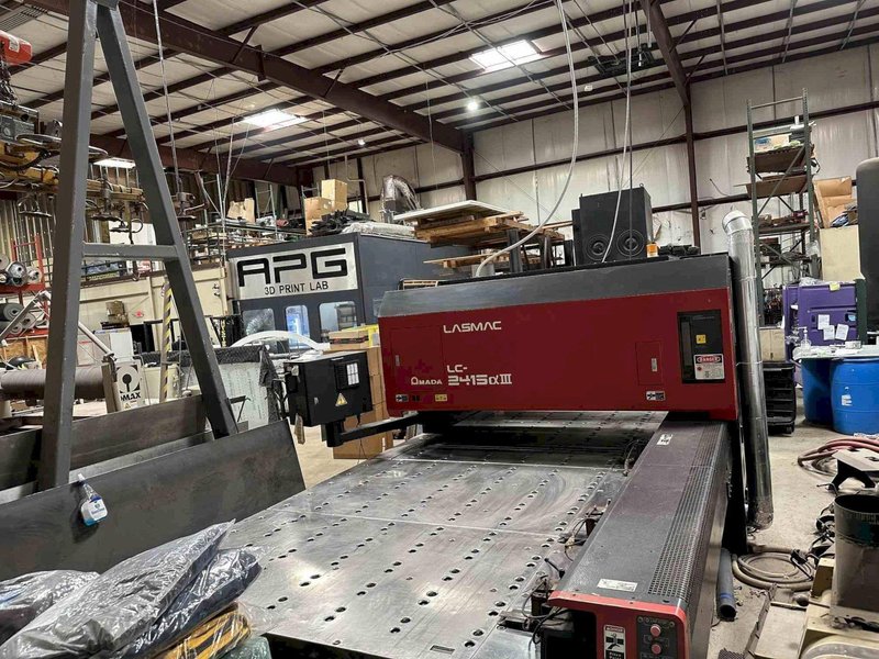 2000 Watt Amada Lasmac LC2415 Alpha 3 CO2 Laser, 1999 – Fanuc AF2000C Laser Resonator