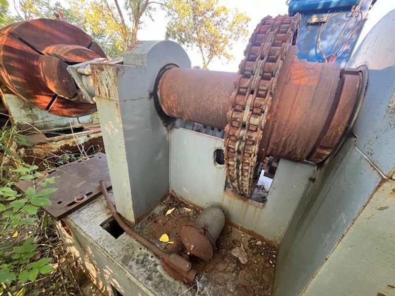 60,000# X 60" DOUBLE END UNCOILER STOCK# 3828