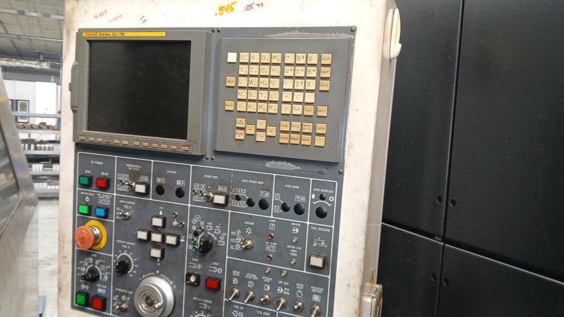 Doosan Puma 800L, 2006 – SMW Hyd Steady, 12″ Big Bore, Chip Conveyor,  Cut Hours 5105