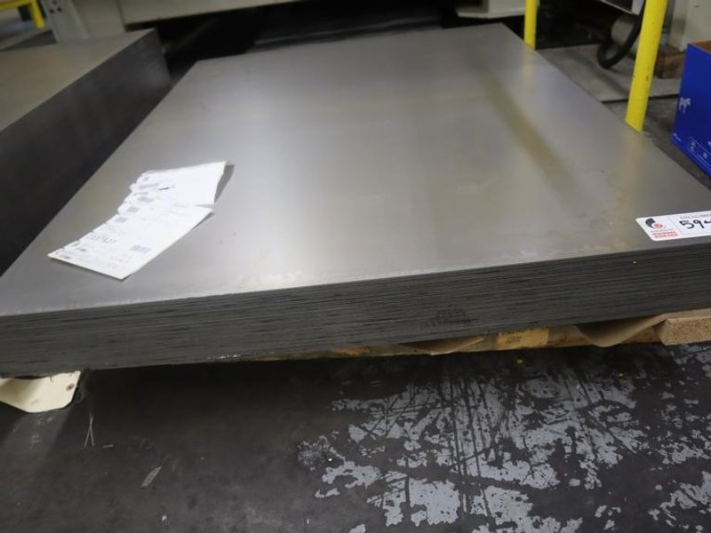 Steel Sheet Material, (1) Stacks of CRS .047" x 48" x 36", (3.75" of Material)- Auction Item