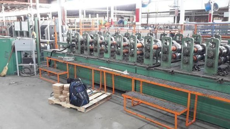 18 STAND X 3.5&quot; X 48&quot; BRADBURY RAFTED ROLLFORMER: STOCK #15189