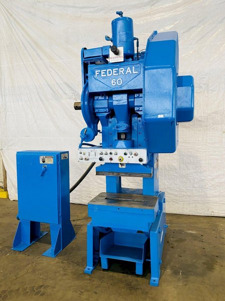 (1996) 60 TON FEDERAL/PRECISION INDUSTRIES OBI PRESS. STOCK # 0635821