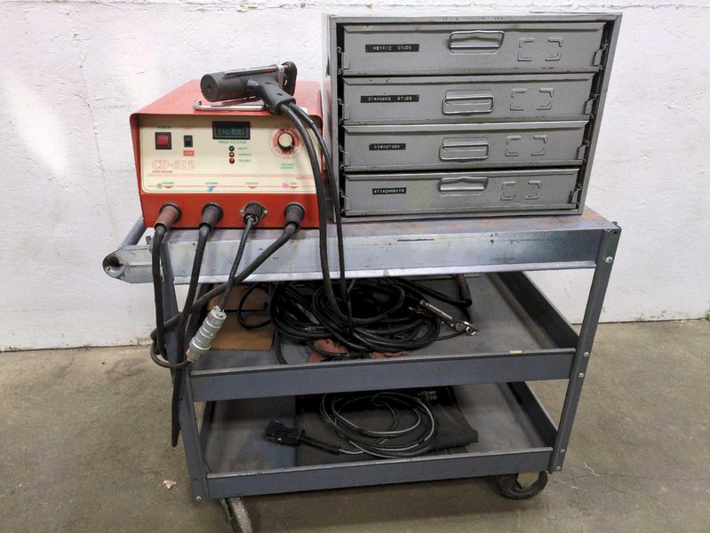 3/8&quot; PRO-WELD MODEL #CD-512 STUD WELDER &amp; QUANTITY OF STUDS &amp; TOOLING: STOCK #22325