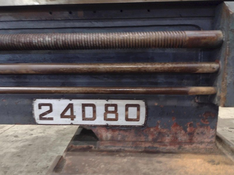 24&quot; X 80&quot; NATIONAL MODEL #24D80 HIGH SPEED GRINDING / POLISHING LATHE: STOCK #22947