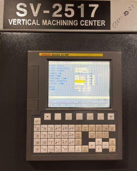 Sharp SV-2517 SX-F CNC Vertical Machining Center – Mini Mill