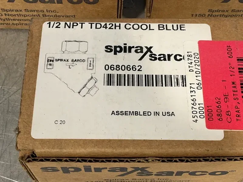 SPIRAX/SARCO 1/2"NPT STEAM TRAPS  -  0680662