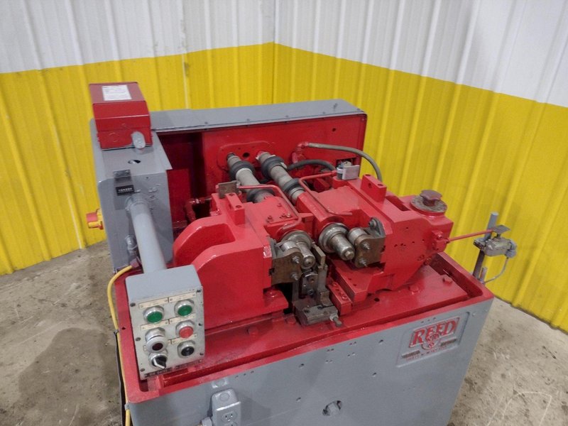 2&quot; REED MODEL B-111 CYLINDRICAL 2-DIE HORIZONTAL THREAD ROLLER THREADER: STOCK #16954