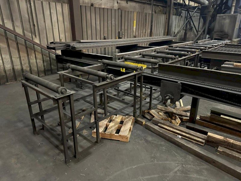 25&#039; X 36&quot; POWERED EXIT ROLLER CONVEYOR: STOCK #22915