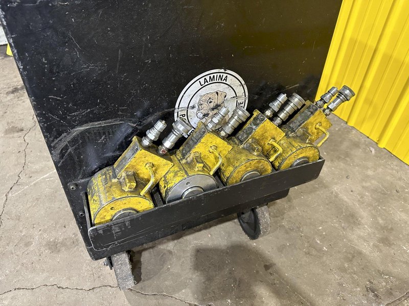 80,000 LBS ANCHOR-LAMINA 4-CYLINDER PORTABLE HYDRAULIC DIE SETTING &amp; SEPARATING SYSTEM: STOCK #18989