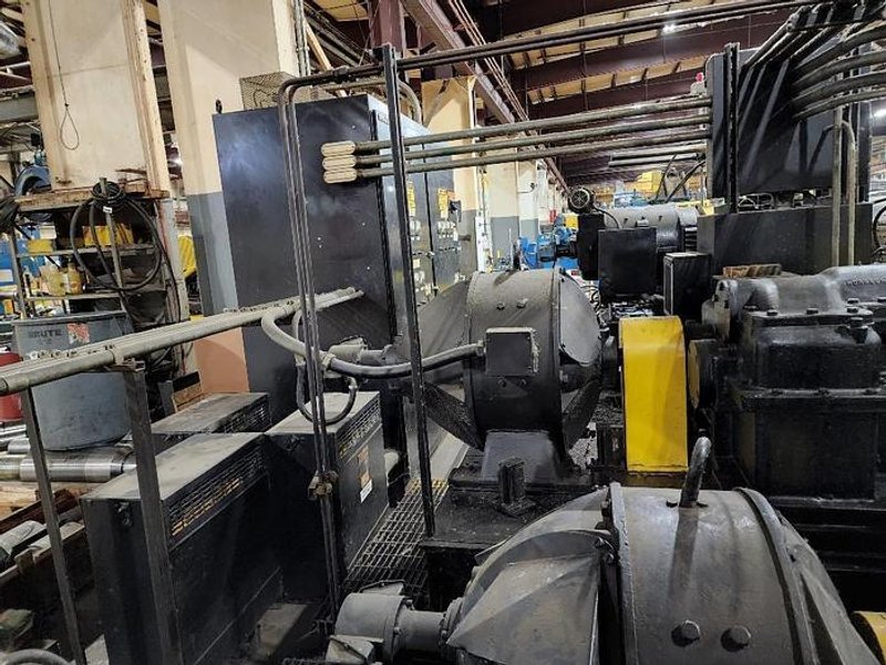 8&quot; x 8&quot; Torrington 2 High Rolling Mill Hydraulic Screw Down with Edging, Stock #14168