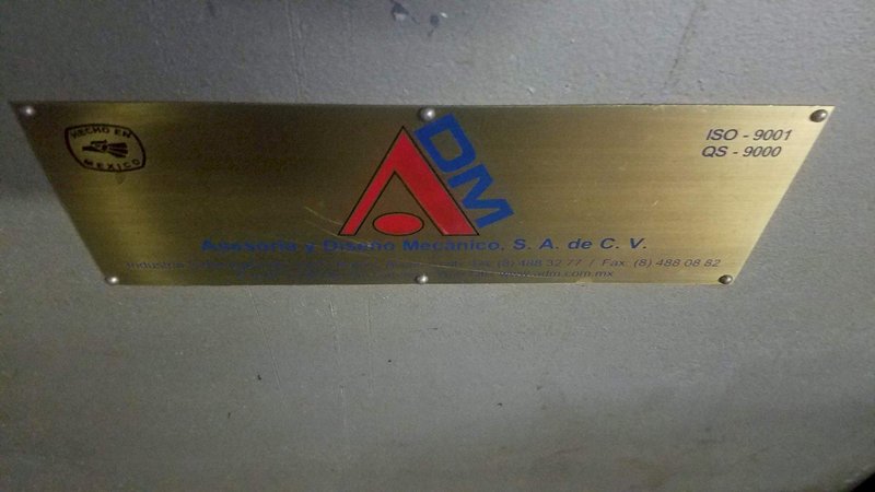 5' X 38' ASESORIA DOUBLE END TUBE CRIMPING MACHINE: STOCK #71046