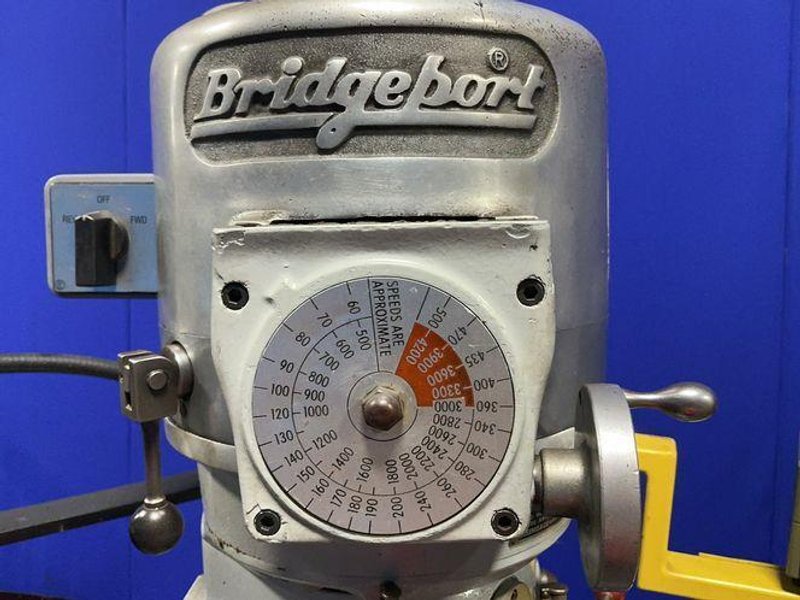 Bridgeport  9” X 42”  Vertical Mill - Series 1