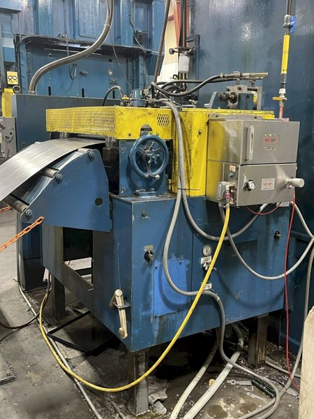 20,000 lbs. x 36" Coe Press Equipment "Conventional" Servo Coil Feed Line For Metal Stamping, Year 1999