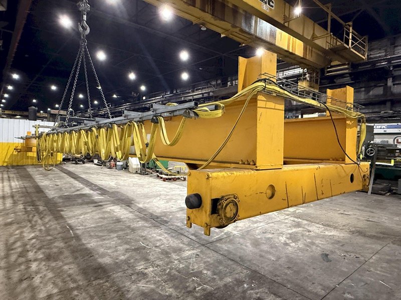 7.5 TON x 48'-9'' x KONE CRANES FREE STANDING CRANE SYSTEM, COMPLETE WITH 140' RUNWAY BEAMS AND UPRIGHTS: YOBRO #24534