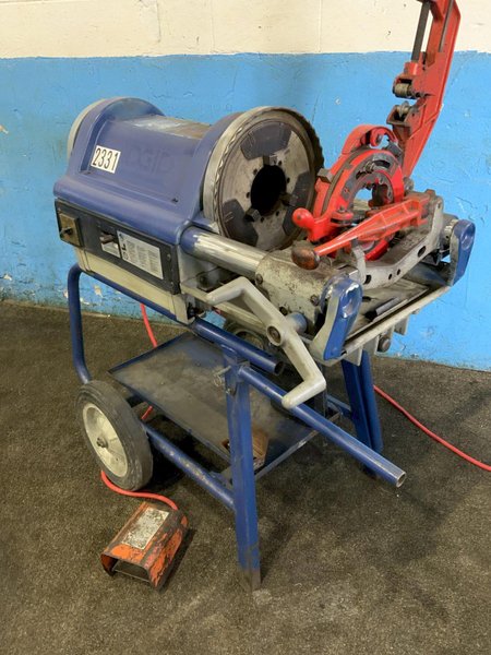 4" RIDGID MODEL #1224 PIPE THREADER: STOCK #80930