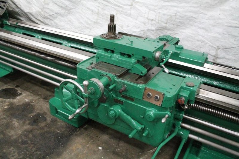 27" X 168" POREBA GAP BED ENGINE LATHE: STOCK #59823