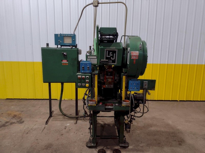 18 TON L&amp;J OBI STAMPING PUNCH PRESS, 2" STROKE: STOCK #18263