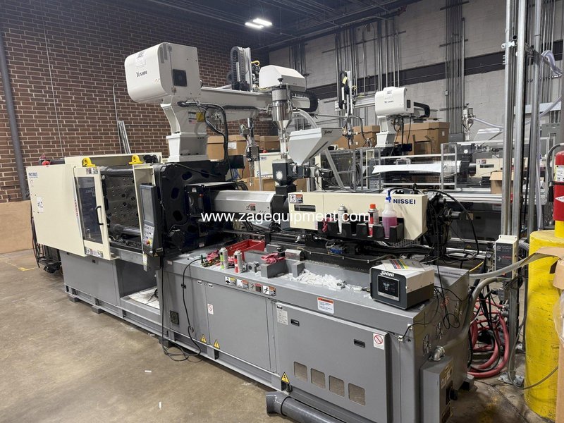 Nissei Used FNX180III-36A Injection Molding Machine, 197 Ton, Yr. 2023, 14.8 oz. - 2 Available