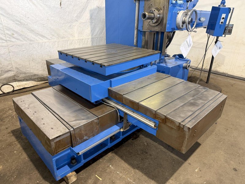 3.35" NOMURA B85-SR HORIZONTAL TABLE TYPE BORING MILL.(BUILT IN ROTARY) STOCK # 1111825