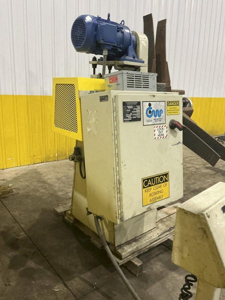 8,000 LBS X 18" CWP MODEL 4RM-18 POWERED UNCOILER COIL REEL: YOBRO #24957