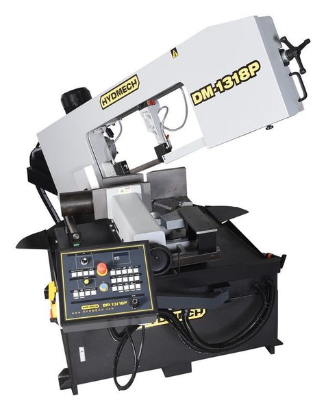 NEW 13"H x 17-3/4"W HYD-MECH MODEL DM-1318P DOUBLE MITER BAND SAW