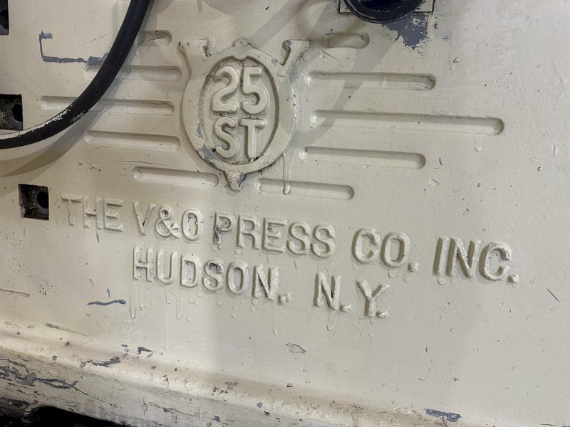 25 TON V&amp;O MODEL #25ST OBI PRESS, 2" STROKE: STOCK #21026