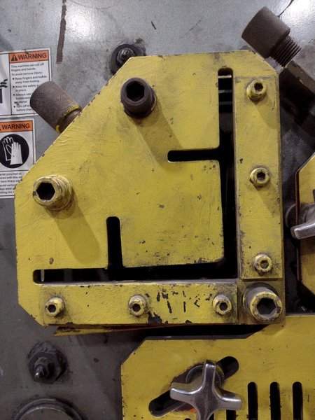 88 TON SPARTAN MODEL #IW77D HYDRAULIC IRONWORKER: STOCK #19243