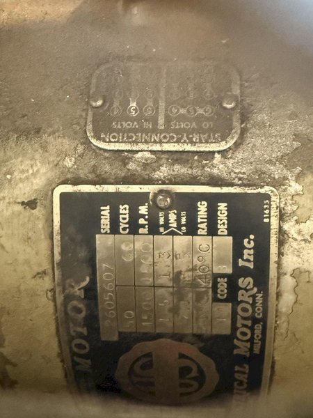 15 TON X 48" VERSON 16-48 PRESS BRAKE. STOCK # 0219526.