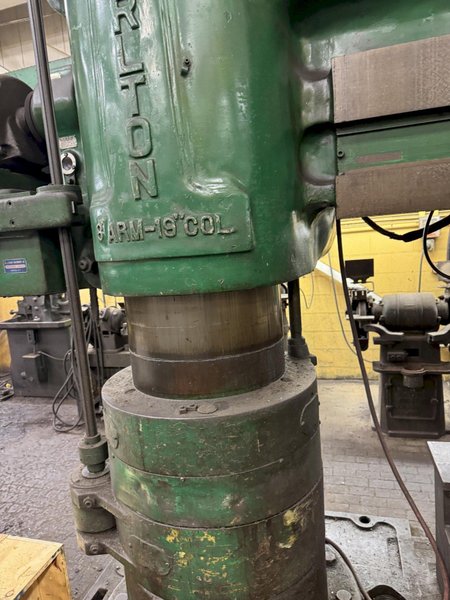 8&#039; X 19&quot; CARLTON RADIAL ARM DRILL. STOCK #1002325