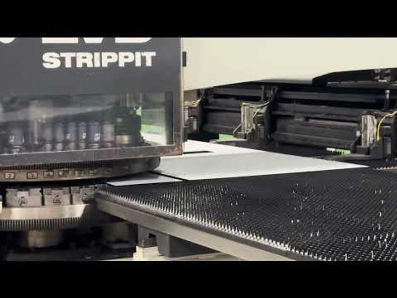 USED LVD / STRIPPIT MODEL V20-1225 20 TON 34 STATION CNC TURRET PUNCH