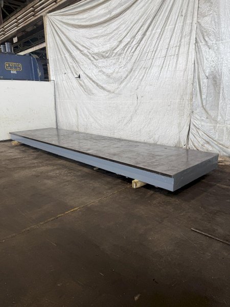 72" X 288" X 12 CAST IRON LAYOUT TABLE.STOCK # 1002725