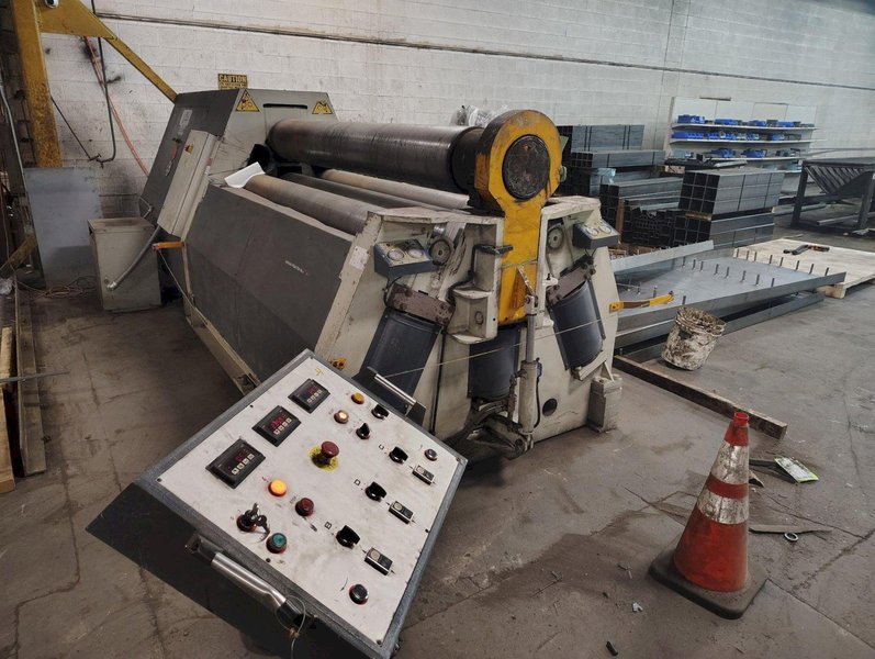 3/4″ x 8′ Virli Cole-Tuve 4RS-8-320 Hydraulic 4 Roll Plate, 2010 – Hydraulic Drop End