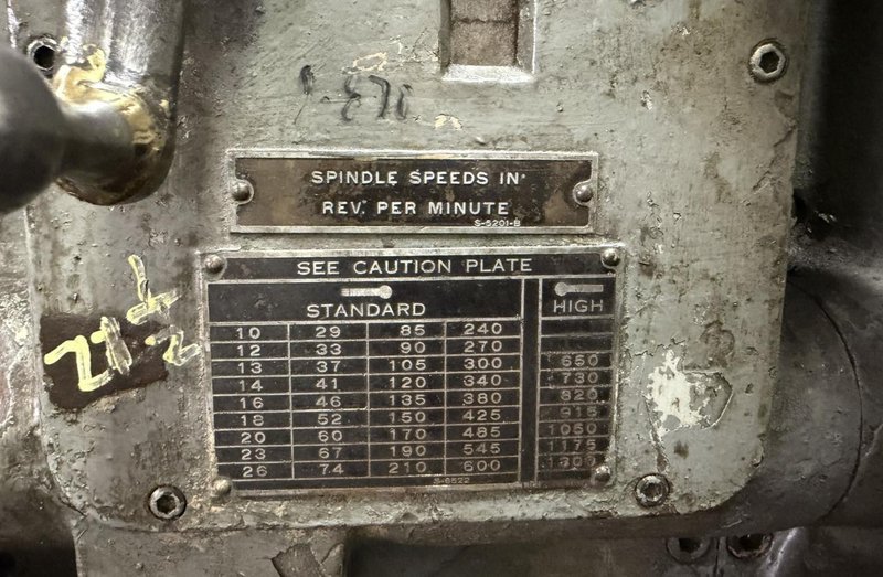4" GIDDINGS &amp; LEWIS 340-T HORIZONTAL BORING MILL. STOCK # 0758926