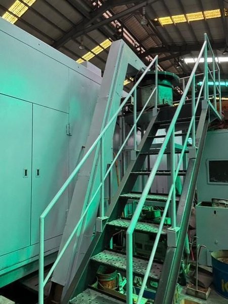 SAKAMURA #BPF-580, HEAVY DUTY LONG/SHORT 6-STATION, 5-DIE PARTS FORMER